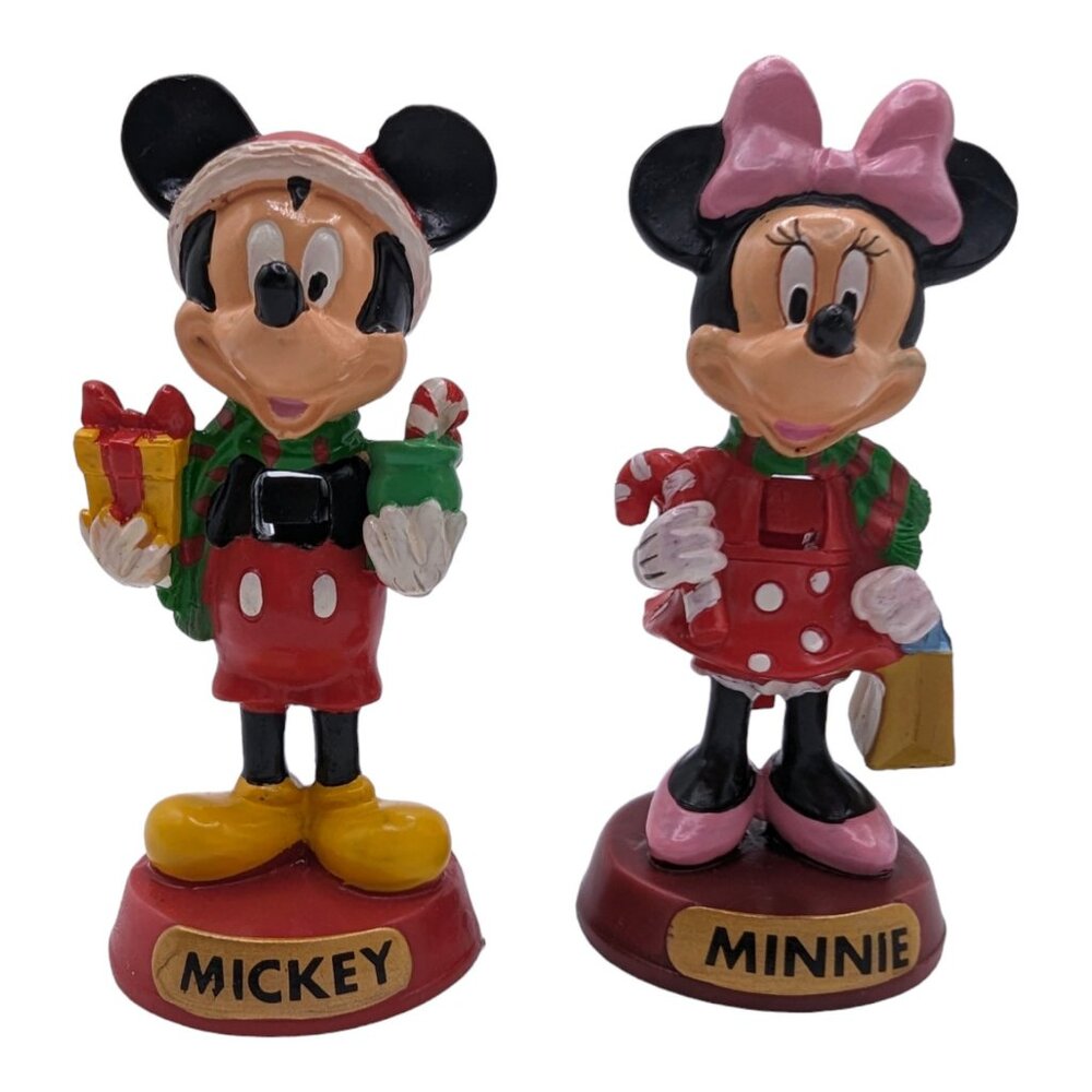 Kurt Adler 4" Disney Mickey & Minnie Mouse Miniature Nutcrackers - Picture 2 of 11